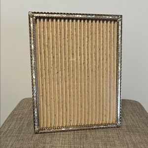 Elegant Golden Picture Frame with Pearlescent Accents